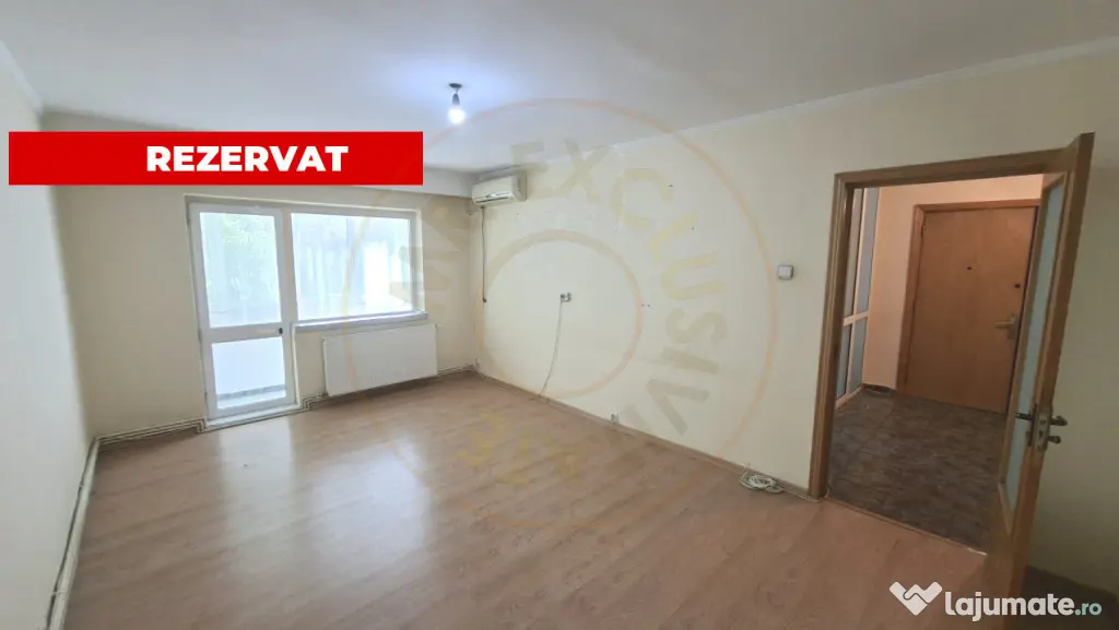 Apartament 3 camere Exercitiu parter inalt vedere bilaterala