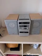 Combina muzicala Philips MC-122 tuner cd deck casete audio 