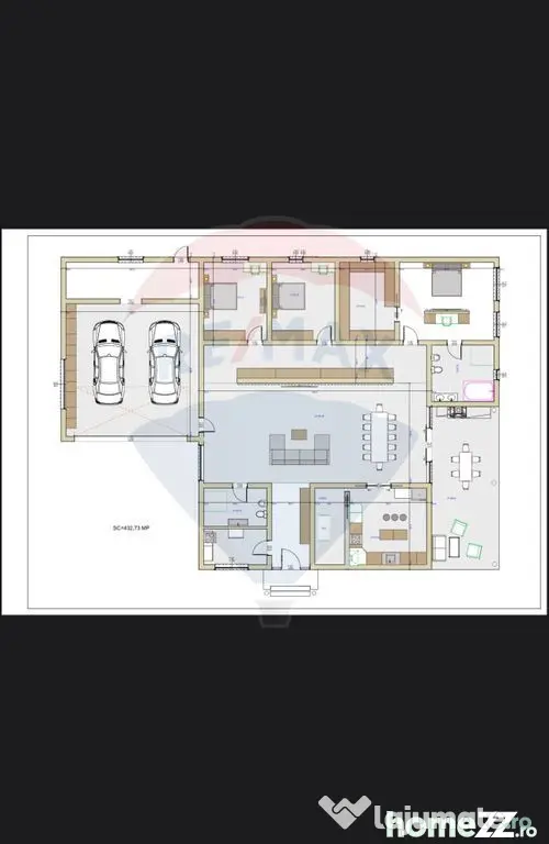 DE VANZARE Teren parcelabil cu proiect de casa si utilitati