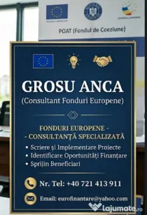 Consultanță Fonduri Europene | Scriere și Implementare Proiecte
