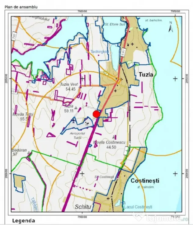 Teren de vânzare – Tuzla, intravilan