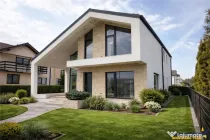 Vila moderna, unica prin design si arhitectura, la cheie, Sa