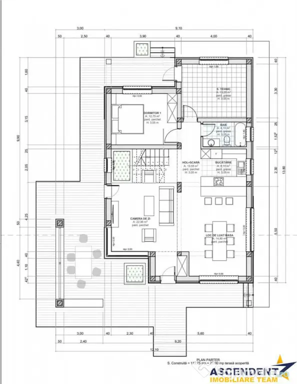 Vila moderna, unica prin design si arhitectura, la cheie, Sa