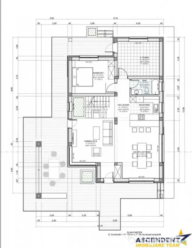 Vila moderna, unica prin design si arhitectura, la cheie, Sa