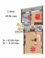 2 camere+parcare-200m metrou M.Bravu-0% comision-550m parc-3 