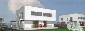 Vila individuala cuplata, in complex rezidential modern, cu 