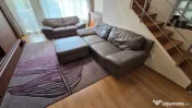 Set canapele KIKA 3+2+1+1 piele naturala taupe 