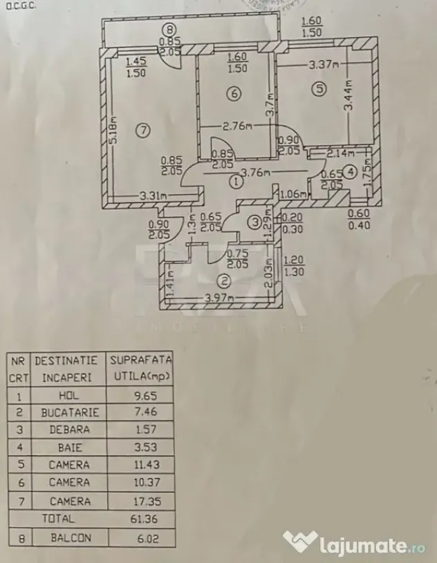 3 camere-decomandat-Etaj 5/10-Petre Ispirescu