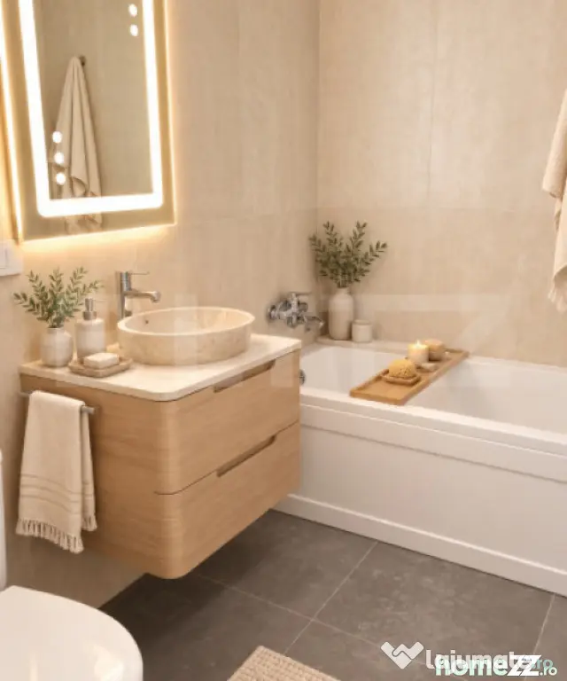 INTABULAT !! BLOC NOU !! Apartament 2 camere, 51.10 mp, zona - Iasi (Iasi)