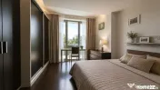 Apartament mobilat de inchiriat compelx cu piscina si paza 