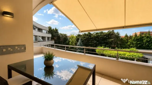 Apartament mobilat de inchiriat compelx cu piscina si paza