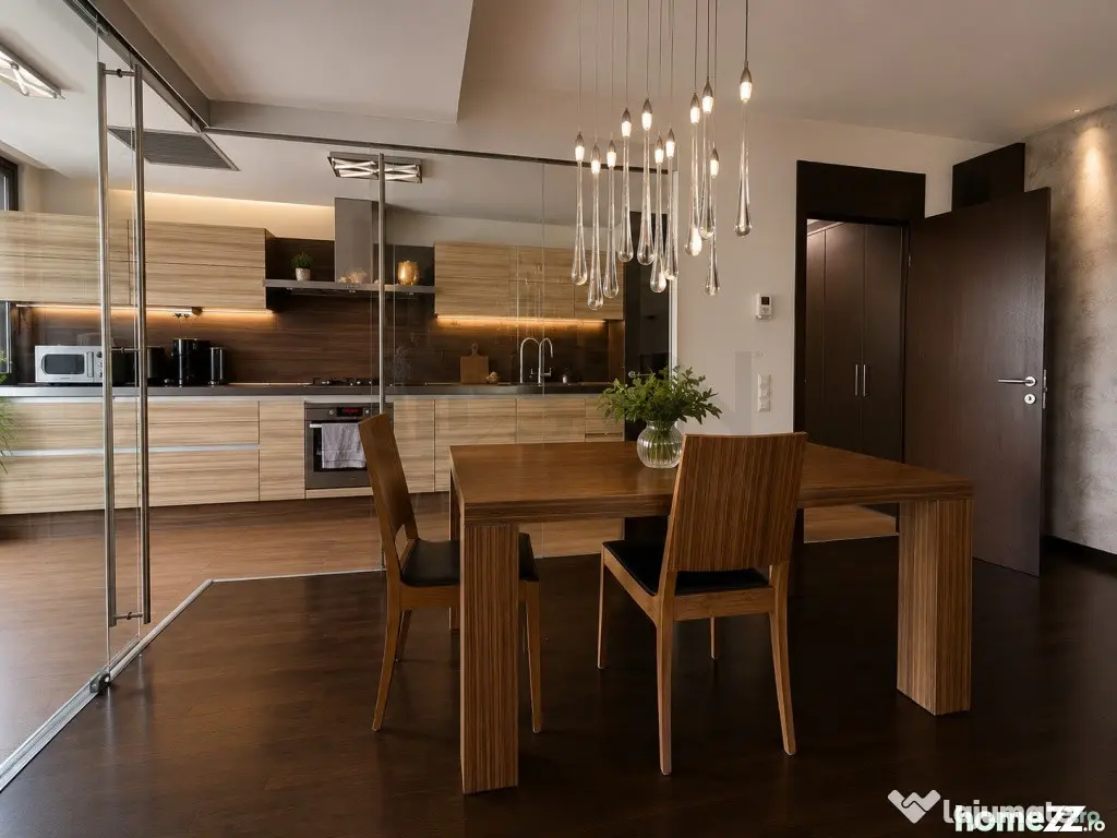 Apartament mobilat de inchiriat compelx cu piscina si paza