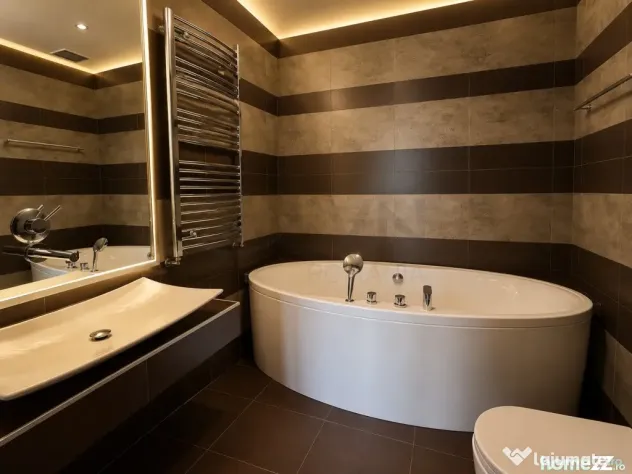 Apartament mobilat de inchiriat compelx cu piscina si paza