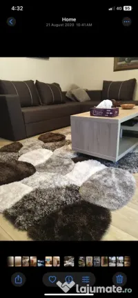 Coltar extensibil cu doua spatii de depozitare si fotoliu 