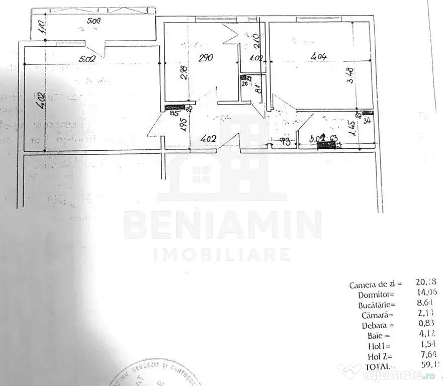 Apartament-Spatiu comercial parter 2 camere -intrare din ...