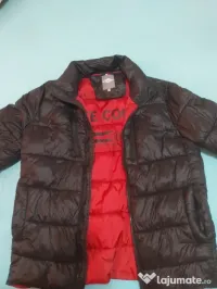 Geacă bărbați Lee Cooper mărimea M, model cu interior roșu, ca nouă 