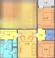 3 camere, 3/4, 65mp-Drumul Taberei-Raul Doamnei 