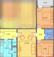 3 camere, 3/4, 65mp-Drumul Taberei-Raul Doamnei 
