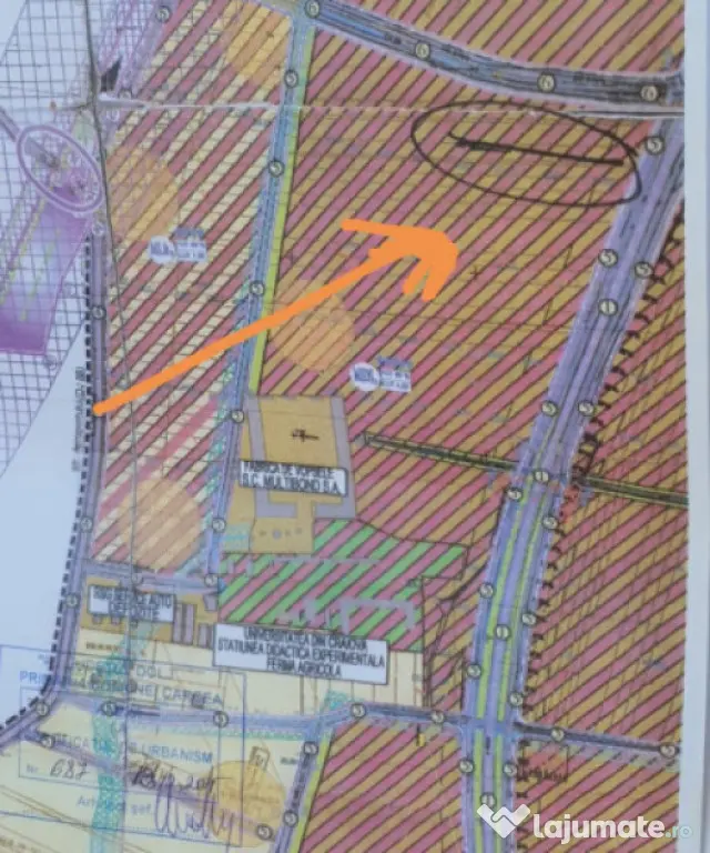 Teren intravilan de vânzare – Cârcea, zona Ponei 2140 MP