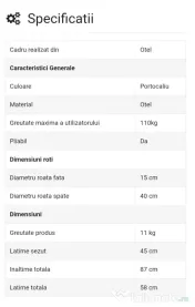 Scaun cu rotile ultrausor, pliabil 449 lei usor negociabil