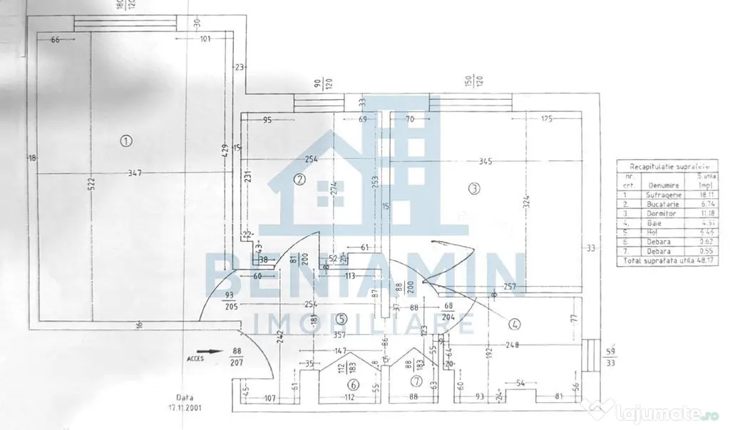 Apartament 2 camere decomandat, parter, Brazda lui Novac ...