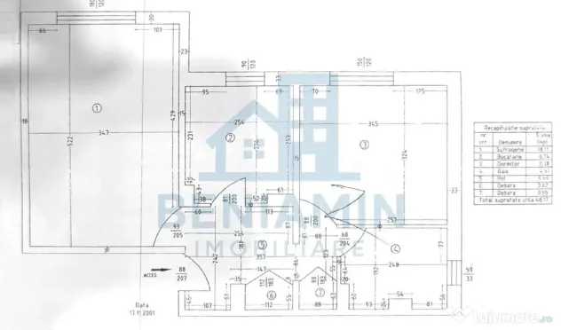 Apartament 2 camere decomandat, parter, Brazda lui Novac ...