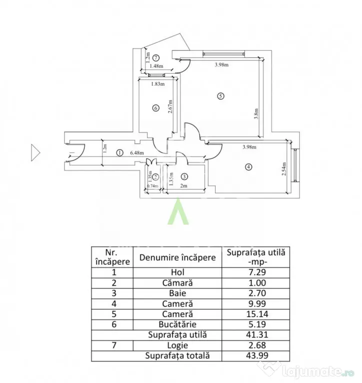 Oportunitate de Renovare! 2 Camere Decomandate | Lângă La