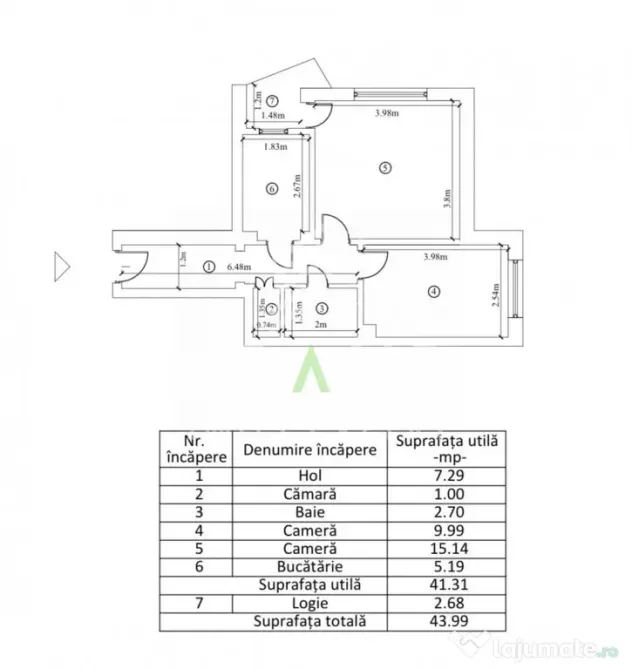Oportunitate de Renovare! 2 Camere Decomandate | Lângă La