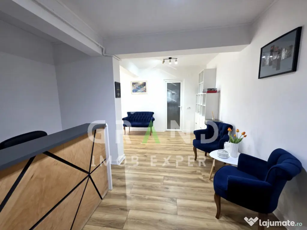SPAȚIU DE BIROURI CU TERASĂ PRIVATĂ ȘI 2 PARCĂRI | ZONA