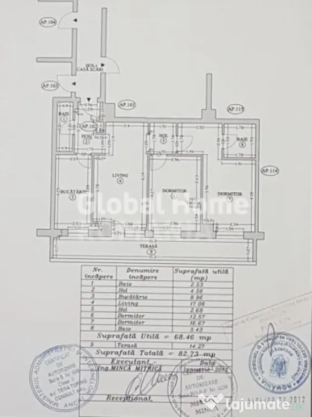 Apartament 3 camere | Baneasa | Mobilat si utilat | Terasa |