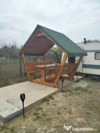 Foișor gradina pergola complet echipat 10 persoane 
