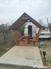Foișor gradina pergola complet echipat 10 persoane 