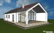 Teren casă 1280 m2, cu proiect, autorizației și utilit...