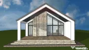 Teren casă 1280 m2, cu proiect, autorizației și utilit...