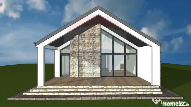 Teren casă 1280 m2, cu proiect, autorizației și utilit... - Stejaru (Pangarati) (Neamt)