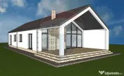 Teren casă 1280 m2, cu proiect, autorizației și utilit...