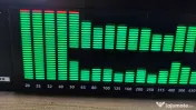 Egalizator grafic pentru linii audio sau rack-uri cu puteri 