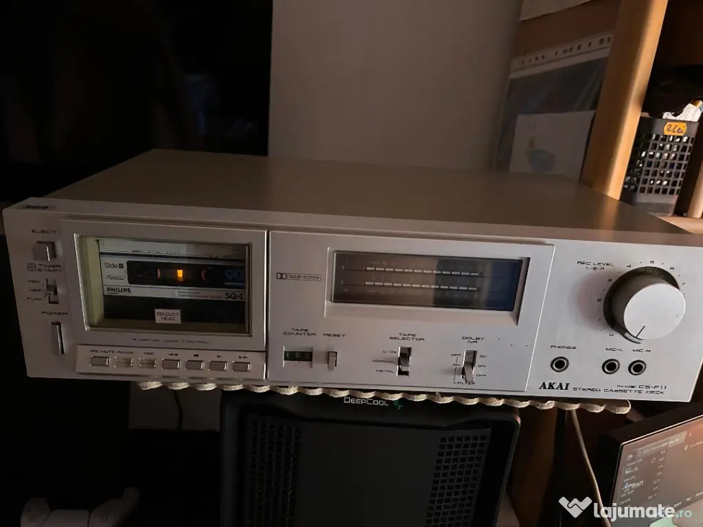 Vând deck casetă Akai CS-F11 – servisat mecanic, stare bună Akai GX M10 defect