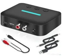 Adaptor receptor audio USB Bluetooth 5.3 wireless, 3,5 mm, AUX R/L RCA
