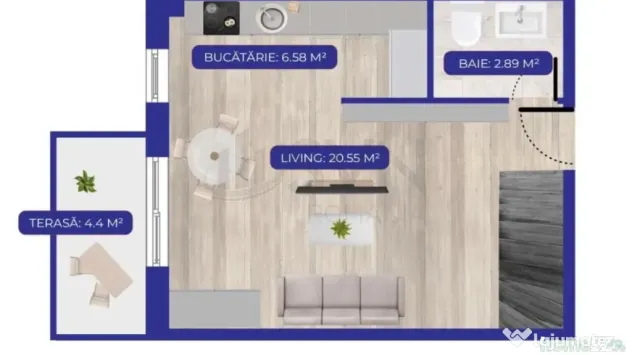 Duplex 2 camere Aviatiei Nord