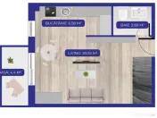 Duplex 2 camere Aviatiei Nord 