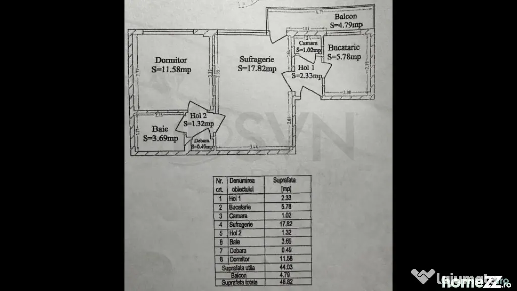 Apartament 2 camere 1 Mai Renovat