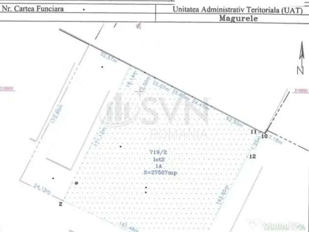 Teren intravilan Magurele 27.507 mp - forma regulata 171x...