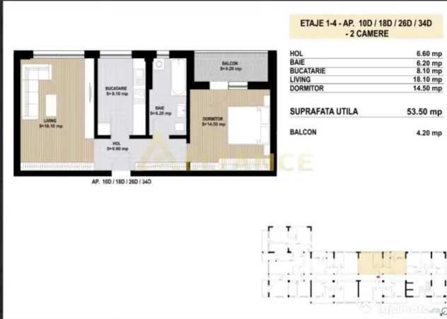 Apartament 2 camere decomandat - Sector 4 - OFERTA LIMITATA