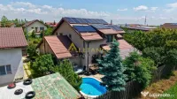 Casa individuala premium cu piscina | 500 mp teren | Panouri