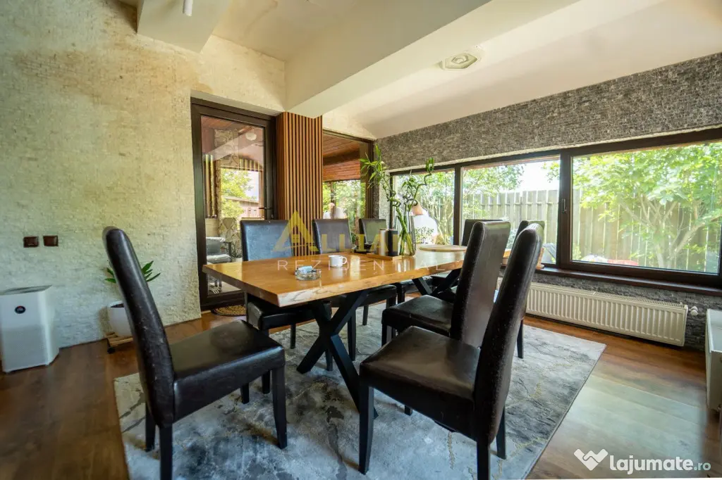 Casa individuala premium cu piscina | 500 mp teren | Panouri
