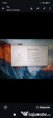 Laptop macbook pro 15" 