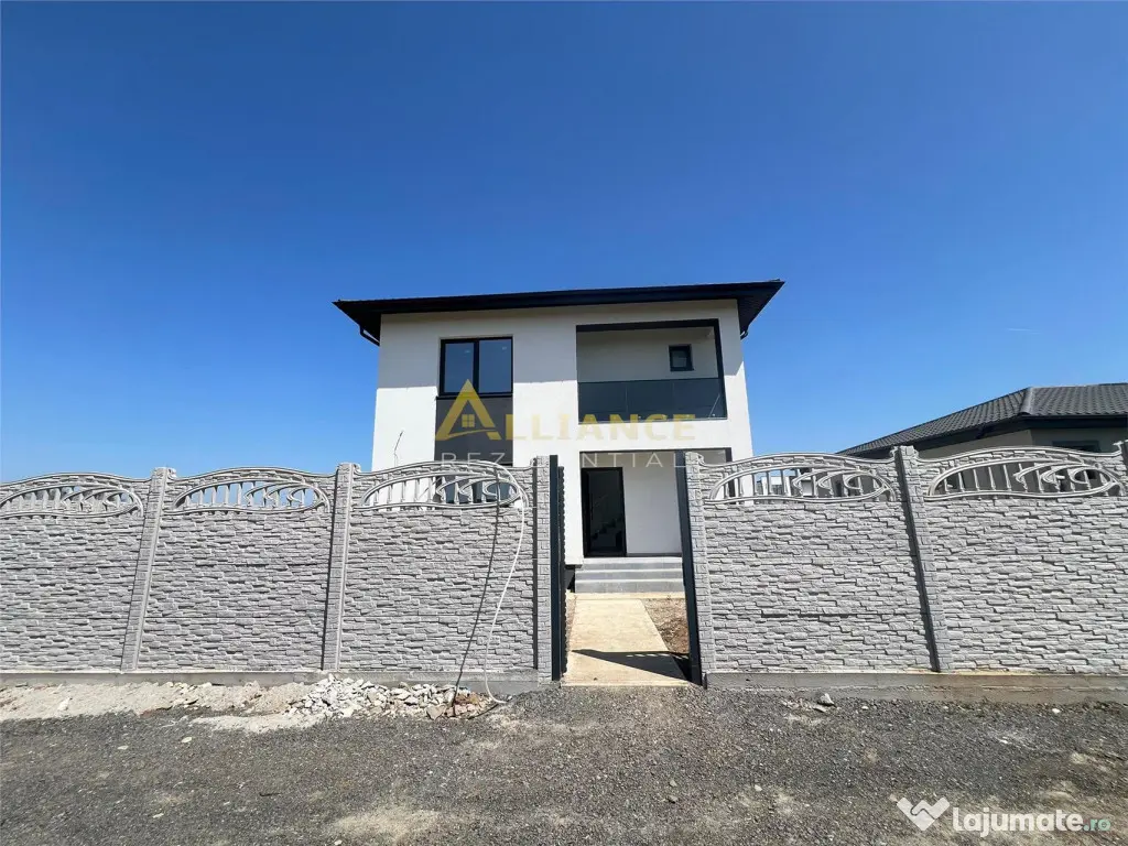 Vila Individuala - 4 camere - 2 bai - beci- 375mp teren