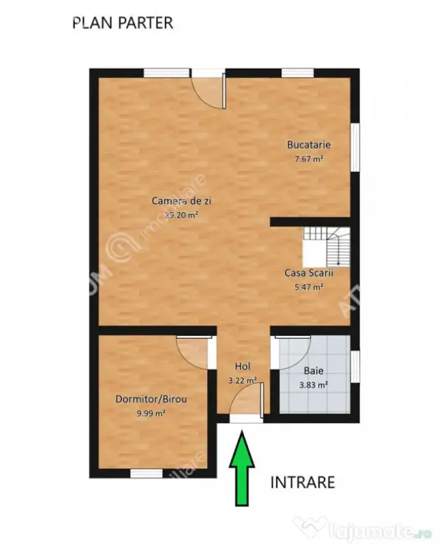 Casa moderna cu 5 camere si teren de 250 mp in Cristian zona