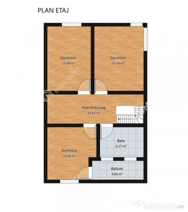Casa moderna cu 5 camere si teren de 250 mp in Cristian zona